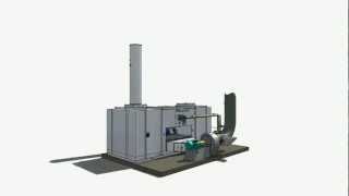 Regenerative Thermal Oxidizer RTO 25000 SCFM 40000 NCMH System [upl. by Alimat]