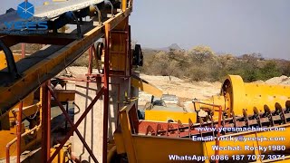 Rock gold ore process plant in Zimbabwe Africa [upl. by Amjan]