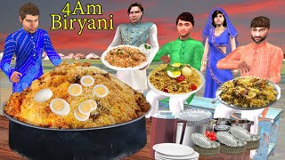 4am Chicken Biryani Tasty Chicken Kebab Biryani Street Food Hindi Kahani Moral Stories Comedy Video [upl. by Andi]