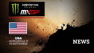 NEWS HIGHLIGHTS  Monster Energy MXGP of USA 2017 [upl. by Karalynn]