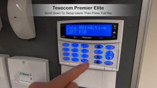 Texecom Premier Elite Omit Zone [upl. by Yznel543]