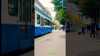 🇨🇭Bahnhofstrasse Zurich Switzerland ytshorts travel abba [upl. by Atinel649]