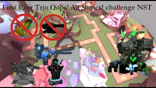 FIRST NST TRIUMPH ON UPDATED SLIMES CHALLENGE  Roblox Tower Defense Simulator [upl. by Eelra]