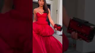 Jurnee Smollett Headed To The GovernorsBall looking red hot in Louis Vuitton jurneesmollett 🔥🔥 [upl. by Mathis726]