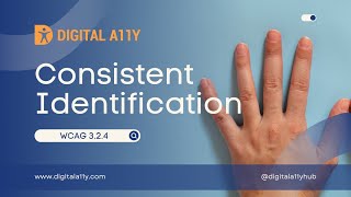 Understanding WCAG SC 324 Consistent Identification Level AA [upl. by Basile]