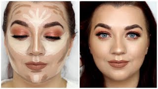 HOW TO Contour  5 MINUTE Beginners Guide To Makeup [upl. by Prue]