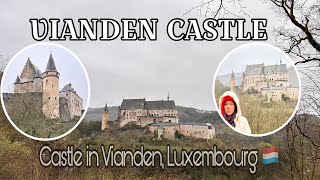 📍 Vianden Castle  Castle in Vianden Luxembourg 🇱🇺 luxembourg vianden castle share [upl. by Iredale]