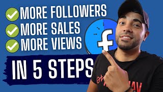 How To Promote Your Facebook Page in 5 EASY Steps [upl. by Ahsiemat]