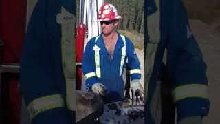 Snubbing out pipe on a service rig years ago in Northern Alberta [upl. by Novyart]