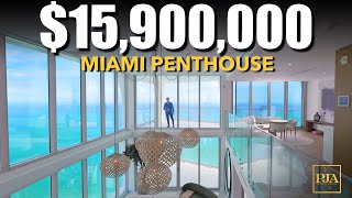 Touring a 15 Million Dollar  Miami Penthouse  Peter J Ancona [upl. by Claud]