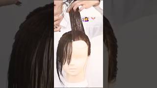 How to Make a closure fringe bang shorts hairstyle [upl. by Rufford950]