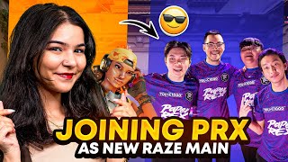 Me joining PRX as new RAZE main 🤫 [upl. by Cloutman]