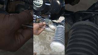 Bajaj Avenger  Rear brake Patel adjustment sorts [upl. by Anawd498]