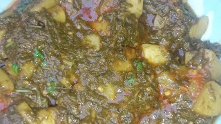 aloo palak recipeeasyaloo palak recipe [upl. by Llenna]