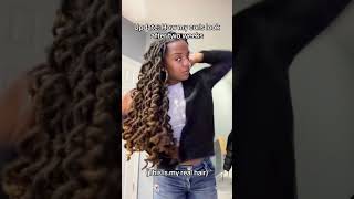 Curl Update locs longlocs realhair longhair [upl. by Gytle]