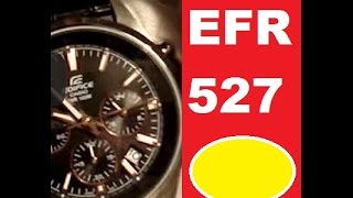 Обзор и настройка Casio Edifice EFR527L [upl. by Audwin]