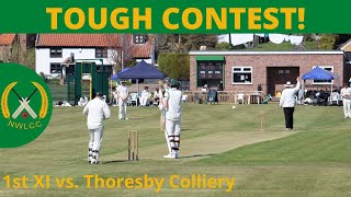 TOUGH CONTEST  Cricket highlights w commentary  NWLCC 1sts v Thoresby Colliery 1sts  S1 ep2 [upl. by Duarte]