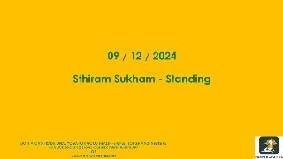 Sthiram Sukham  Standing  RYS Session  09122024 [upl. by Mirelle742]