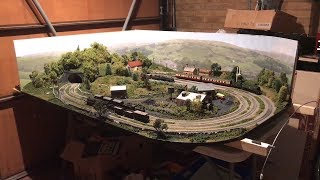 Hornby Trakmat Layout  Model Railway [upl. by Nekial]