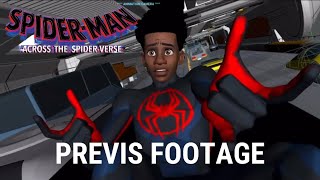 PREVIS FOOTAGE  SpiderMan Across the SpiderVerse 2023 [upl. by Ebonee]