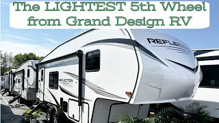 All New for 2024  Grand Design Reflection 100 Series  The LIGHTEST SHORTEST 5th Wheel from GDRV [upl. by Orthman]