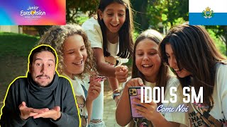 Reacción y análisis de COME NOI de Idols SM San Marino Eurovisión Junior 2024 [upl. by Atirehgram]