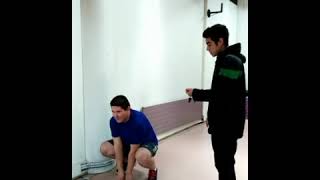 segunda evaluacion Test Extensión  Flexión de piernas [upl. by Coady]