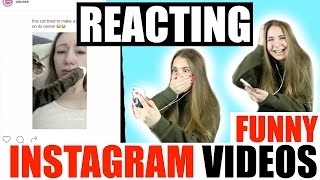 REACTING TO FUNNY INSTAGRAM VIDEOS  Typisch Kassii [upl. by Vally]