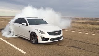 2019 Cadillac CTS V BIG BURNOUT V3 [upl. by Ekihc213]