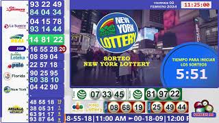 New York Lottery en vivo │Viernes 9 de febrero 2024  1130 PM [upl. by Noemi691]