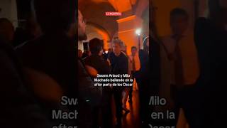 SWANN ARLAUD y MILO MACHADO bailando en los OSCARS 2024 shorts lr oscars [upl. by Annawot357]