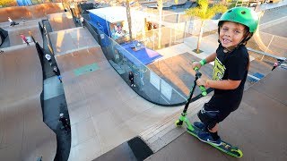 INSANE 3 YEAR OLD VS MEGA RAMP [upl. by Toinette]