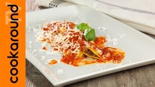 Ravioli di melanzane  Tutorial ricetta ravioli vegetariani [upl. by Pantheas657]