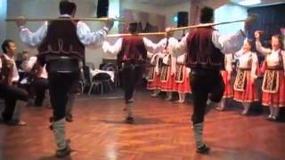 TOŠE  Australian Macedonian Dance Ensemble performing Pirinsko Proletno Cveke [upl. by Nivrae]