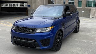 2017 Range Rover SVR Review  The BEST Sounding SUV Ever [upl. by Ednarb843]