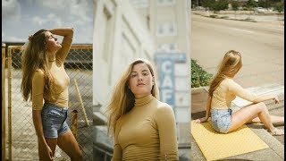 BEHIND THE SCENES WITH MODEL REGAN  CANON 50mm 14  VSCO PRESETS [upl. by Magee]