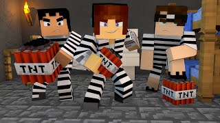 Minecraft  EXPLODIMOS A PRISÃO    Polícia e Ladrão [upl. by Mudenihc]