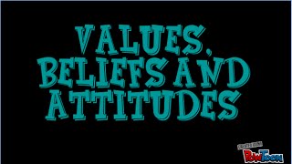 Values Beliefs and Attitudes Definitions [upl. by Laverna]