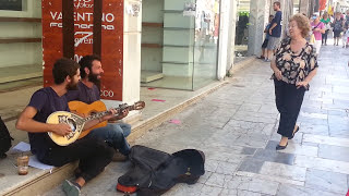 Greek music in Athens streets  Omilo [upl. by Sweyn]