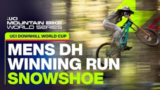 Mens Downhill Winning Run Snowshoe USA  UCI Mountain Bike World Series [upl. by Giordano]