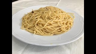 Espagueti al ajillo Ajo Aceite y Ají Picante RECETA ORIGINAL ITALIANA [upl. by Healy847]