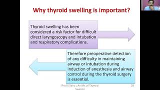 Anaesthetic management and Approach to a Thyroid case [upl. by Karleen]