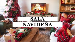 IDEAS PARA DECORAR TU SALA ESTA NAVIDAD🎅🏼 Decoración navideña de sala 🎄NAVIDAD 2022 🎄 [upl. by Laban279]