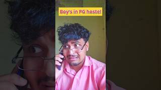 Boys PG Hostel comedy funny comedyvideos funnyshorts hostellife hostels hostel pg pglife [upl. by Ynnavoeg207]