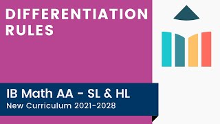 Differentiation Rules IB Math AA SLHL [upl. by Arreit]