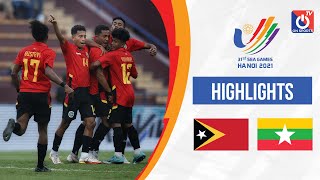 HIGHLIGHTS U23 TIMOR LESTE  U23 MYANMAR  RƯỢT ĐUỔI KHÔNG TƯỞNG KỊCH TÍNH ĐẾN PHÚT CUỐI CÙNG [upl. by Christoffer]