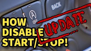 How to Disable Start Stop UPDATE [upl. by Akemal]