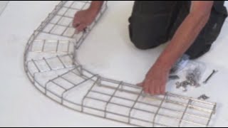 How to make a bend on an open cable tray [upl. by Muscolo944]