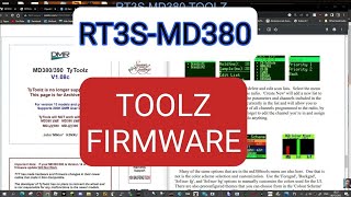 TYTTOOLZ  MD380RT3S Fimware Modification Older Models v13 [upl. by Chelsy]