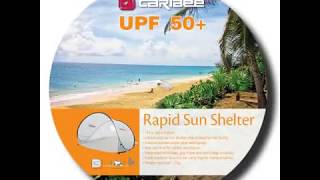 Official Caribee Rapid Sun Shelter  Folding Instructions [upl. by Fritts607]